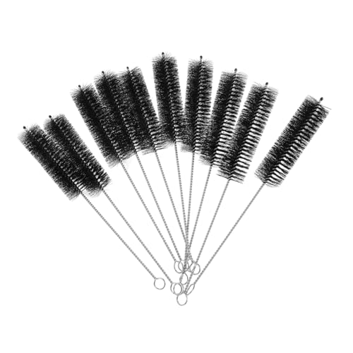 STOBAZA Grill Net Cleaning Brush Set 10pcs BBQ Tube Brush Easy to Use Space-Saving BBQ Accessories