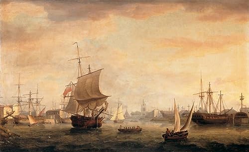 Impression d'affiches Toile Bristol Dock Quay Whitcombe 60x90