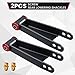 Piodelo 2-3 Inch Suspension Rear Drop Lowering Shackles Kit Compatible with 2001-2010 Chevy Silverado GMC Sierra 1500HD 2500HD 3500HD 2WD 4WD Replace 410730 (2PCS)