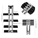 OYFUFFAER Boat Accessories 4 Steps Boat Ladder Stainless Steel Vertical Telescoping Transom Mounting Ladder