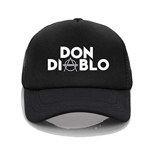 Preisvergleich Produktbild Axlgw Don Diablo Baseballkappe Herren Damen Sonnenmütze Graffiti Baseballkappe Hohe Qualität Mehrfarbig Sommermütze Rot