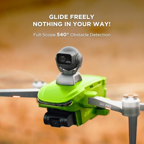 Image of IZI Sky Pro 4K Camera Drone, 540 Obstacle Avoidance, UHD 20MP, 5KM Live Video, 32 Mins Flight, 3-Axis Gimbal, 4X Zoom, Wide Angle, Vertical Shooting, 10+ Flying Modes, RTH, GPS UAV, 1-Year Warranty