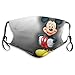 Produktbild Mickey Mouse Adults Verstellbarer Earloop-Gesichtsschal Anti-Staub mit Filter Wiederverwendbarer Schutz Gesichtsschal Anti Pollution, Anti-Smog-5L