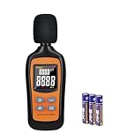 Decibel Meter,Digital Sound Level Meter Portable SPL Meter,35dB to 135dB Temperature Function,Noise Meter with A-Weighted [MAX/MIN Fast/Slow Data Hold], Use for Home, Noisy Neighbor, Factory