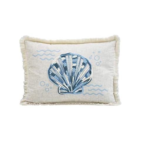 Cojín lumbar Comfy Hour con diseño de concha de océano Cover