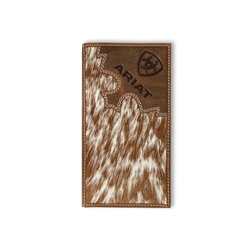 ARIAT Brindle Calf Hair Rodeo Wallet, Brown