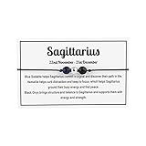 12干支クリスタルストーンブレスレットチャームリストバングルガールズアクセサリーホリデーギフト バグバムブレスレット (F, One Size)