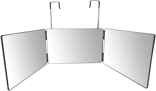 Beauty Decor Hanging And Folding Three Sided Makep Mirror (30cm)