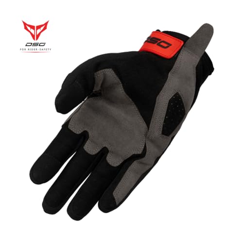 Image of DSG Alpha Air Glove-Black Red-(Size-S)