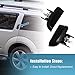 ACROPIX 2pcs Rear Door Outer Handle Left Right 82607-EA502 82606-EA502 for Nissan Pathfinder R51 2005-2012
