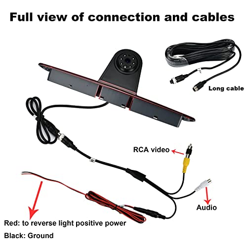 Image of Compatible Sprinter Brake Light Backup Camera Mercedes Sprinter 2014