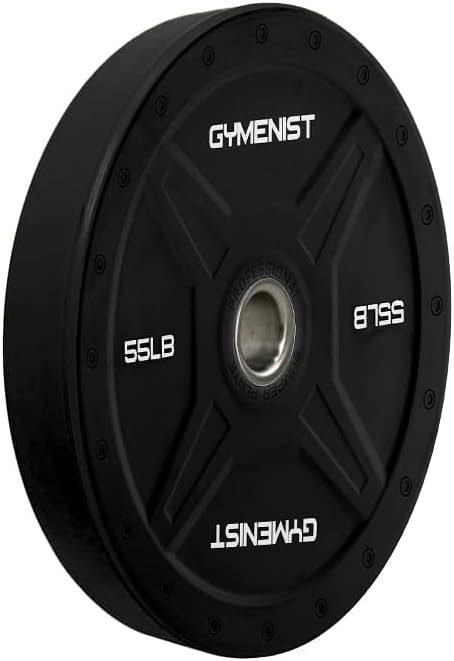 GYMENISTバンパープレートは2インチのオリンピックバー用に作られて