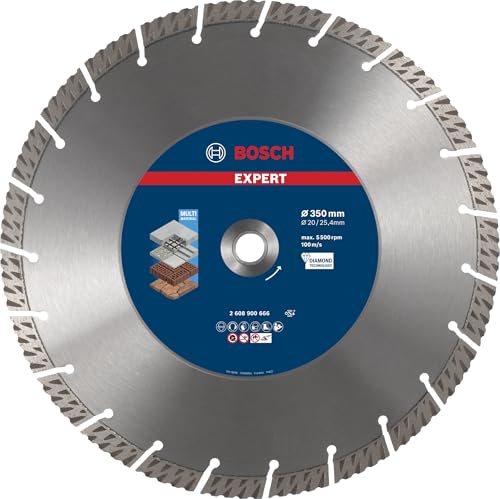 Disque diamanté Bosch EXPERT 350 mm : découpez le béton sans bloquer