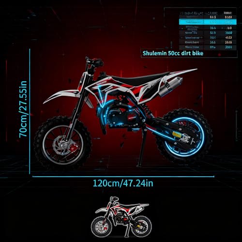 50cc Kids Dirt Bike HB719-BLACK