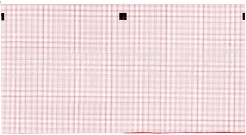 ECG Paper 112MM X 100MM X 300 Sheets (Works for CARDIOLINE Delta 3 Plus, Delta 6) (10)