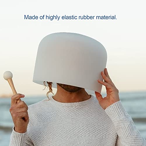 Singing Bowl Mallet Crystal Bowl Rubber Mallet Striker With Bundle Pocket For Singing Bowls Playing #TOP1