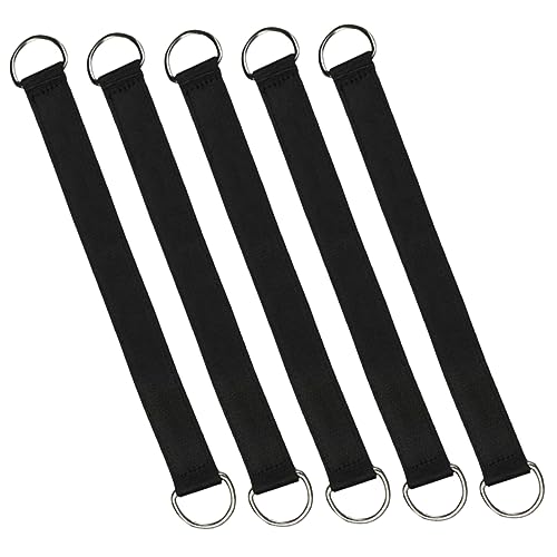 OFFSCH 5pcs Swing Connection Belt Camping Accessories Lanyard Hook Hammock Ropes Adjustable Swing Hanging Strap Hammock Tree Hanging Strap Swing Rope Swing Straps Branch Outdoor Polyester