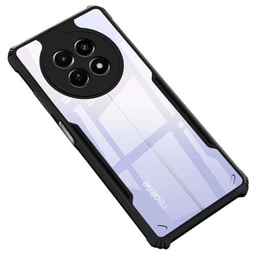 Image of Zapcase Back Case Cover for Realme 13 5G | Compatible for Realme 13 5G Back Case Cover | Clear Case with Camera Protection | (TPU + PC | Matte Black)