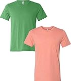 Unisex-Größen Bella + Canvas Unisex Triblend Kurzarm T-Shirt - - X-Gro