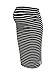 Floerns Women's 2 Pack Maternity Skirts Striped High Waisted Bodycon Midi Skirts Pregnancy Outfits Black Small