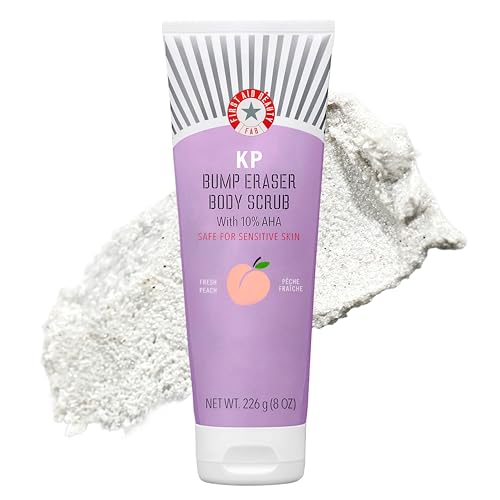 First Aid Beauty - KP Bump Eraser Body Scrub with 10% AHA, Keratosis Pilaris Exfoliator with...