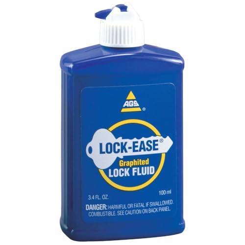 12 Pack American Grease Stick LE-4 Lock-Ease Graphited Lock Lubricating Fluid 3.4 fl.oz bottle