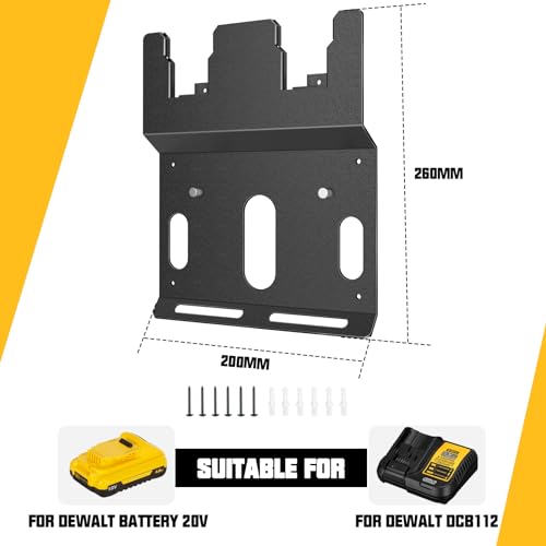 Support mural pour batterie DeWalt 20V résistant pour libérer votre établi - 2