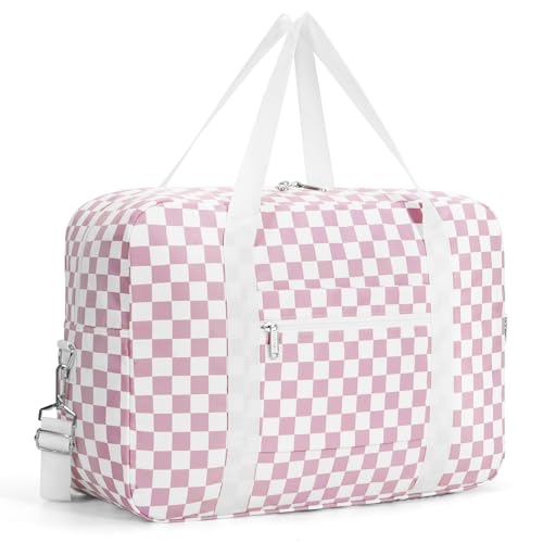 Narwey Spirit Airlines Personal Item Bag 18x14x8 Duffel Pink