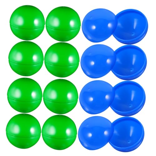 BCOATH 50pcs Colorful Raffle Balls for Games Home Parties Bingo Balls Openable Plastic Balls