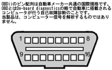 Amazon.co.jp: OBD2コネクター OBD-IIアダプター（汎用タイプ） CANBUS 