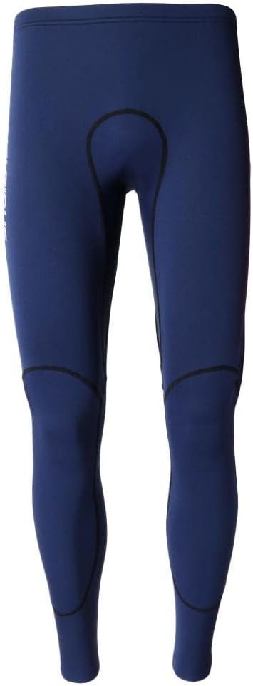 1.5mm Neoprene Wetsuit Pants for Men, for Swimming, Canoeing, and Surfing - Weight,ion, and Streamline Design - Blue, XL