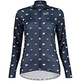Maloja Tschittam. 1/1 Trikot für Damen XS Tiefblau (Night Sky), Wolke