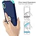 lovpec Compatible with Galaxy A10e Case with Soft TPU Screen Protector, Ring Magnetic Holder Kickstand Shockproof Protective Phone Cover Case for Samsung Galaxy A10e 5.8 inches (Navy)