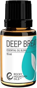 Rocky Mountain Oils Deep Breathe Essential Oil Blend Essential Oils - Aromatherapy Oils for Diffuser and Topical - Relaxing Essential Oils - 15ml