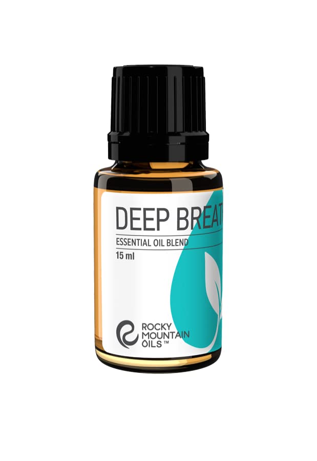 Deep Breathe Essential Oil Blend Essential Oils - Aromatherapy Oils for Diffuser and Topical - Relaxing Essential Oils - 15ml