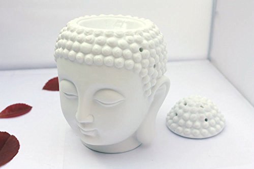 Aerico Ceramic Aroma Diffuser (9 x 9 x 11 cm, Off White)