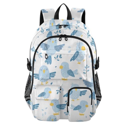 Mochilas para el trabajo de alta resistencia de 17.5 pulgadas Six Playful Birds