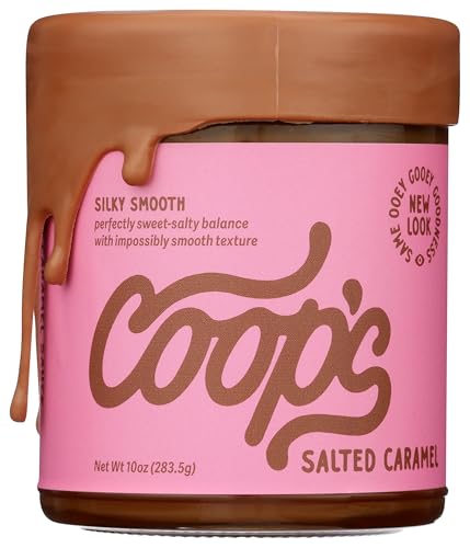 Coop's Salted Caramel Sauce, Gluten Free, Kosher, 10 Ounces (Pack of 6)