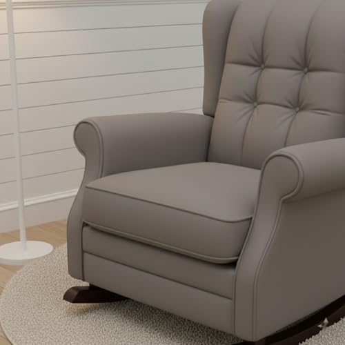 Image of Lakdi The Furniture Premium Lounge Chair for Living Room with Upholstered Armchair, Tufted Back Rest & Soft Padded Seating, Solid Legs with Polish | 5 Years Warranty | Free Assembly - 15185145