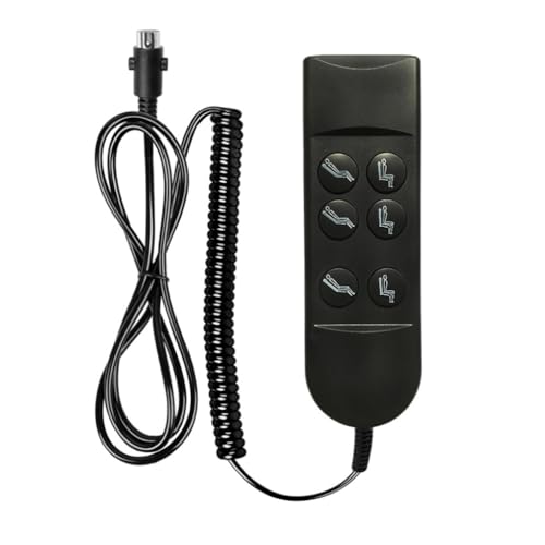 Interruptor de 6 botones para regular sillón relax con conector de 5 pines universal 6