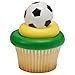 Soccer Ball Cupcake Rings - 24 pc