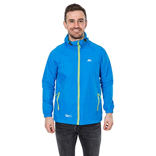 Trespass Adults Waterproof Jacket Qikpac - Waterproof, Breathable, Windproof, Taped Seams, 2 Zip Pockets, Full Body Length Front Zip, Adjustable Hood, Storm Flap, Ventilated Back, Packs Away - Image 3