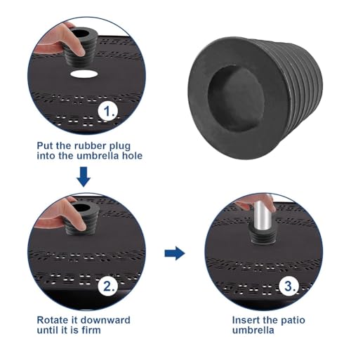 Bouchon de trou de table extérieure flexible et étanche en silicone