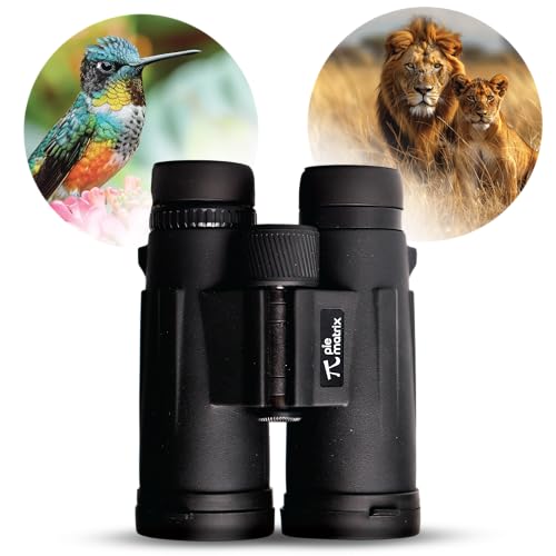 Image of Pie Matrix Swift S10 10x42 HD Binoculars | BAK4 Prism, Multi-Coated Optics, 119m /1000m Wide View, Waterproof, Ideal for Birdwatching & Safari