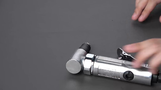 EYPINS Air Right Angle Die Grinder 1/4" 90 Degree Heavy Duty 20,000 RPM Compressed Sander Polisher Tool for Contour Grinding, Polishing, Milling, 12PCS