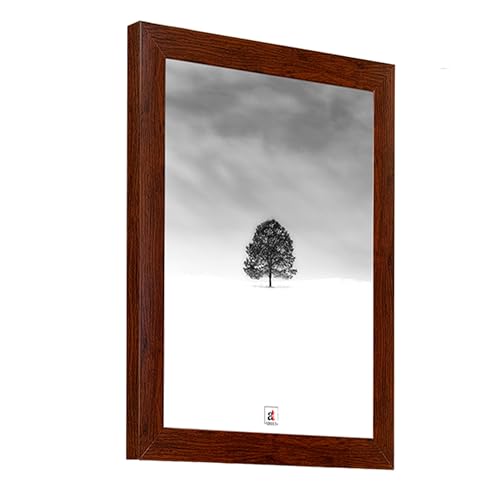 Image of Art Street Hanging Picture Frame for Wall Hanging Photo Frames for Wall Decoration Home Decor Photo Frame for Diwali Decoration Picture Frames A4 Size Brown 20x30 cm