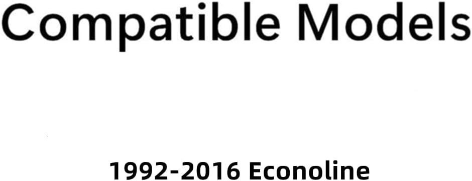 Stationary Back Window Back Glass Driver Left Side Compatible with Ford Econoline 1992-2016 Models