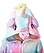 Kids Unisex Unicorn Costume Animal Onesie Pajamas Halloween Christmas Gifts 10t
