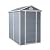 4ft×6ft Resin Outdoor Storage Shed,Outdoor Storage Shed with Floor & Window to Store Patio Furniture, Garden Tools Bike Accessories, Beach Chairs and Lawn Mower. (4ft×6ft)
