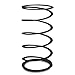 AFCO 27005B Take-Up Spring Black AFCOIL, 5 lb, Black